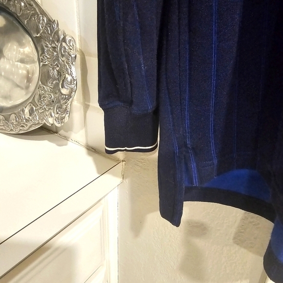 ADIDAS Golf Collared 3/4 Zip long sleeved blue shirt in excellent shape Medium - Picture 4 of 9
